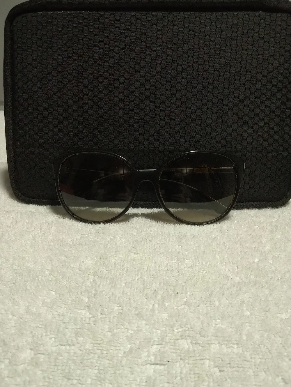 Kate Spade Dark Brown Gradient Oversized Sunglasses